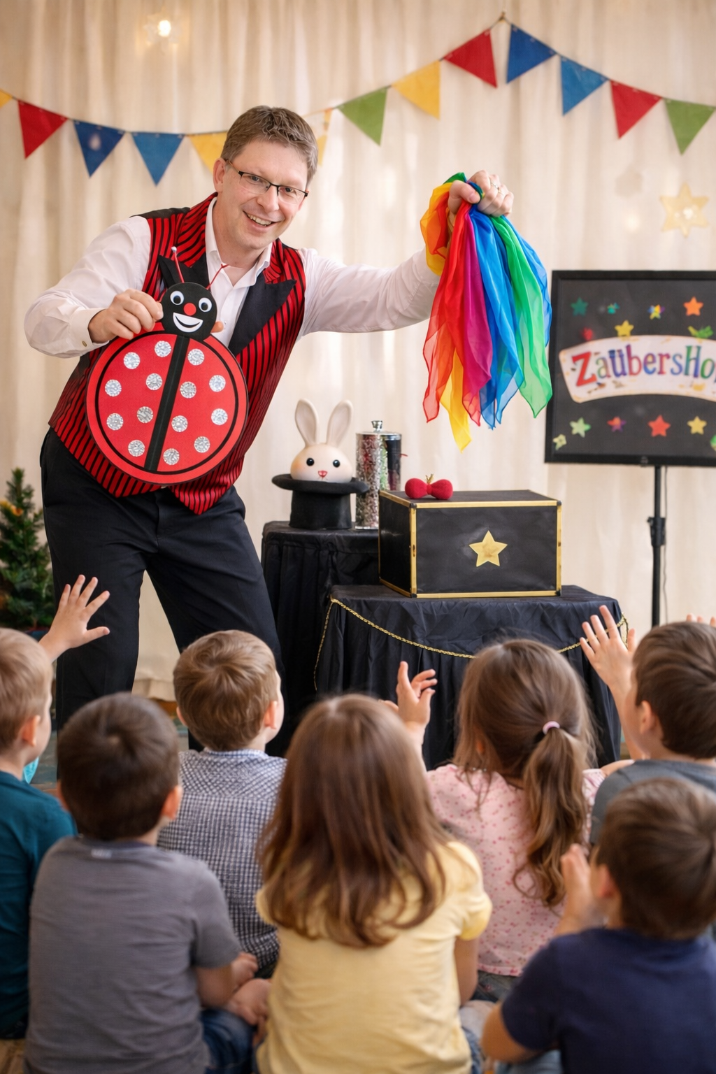 Kinderzaubershow mit dem Kinderzauberer Martino aus Fulda.